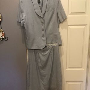 Powder Blue Linen suit